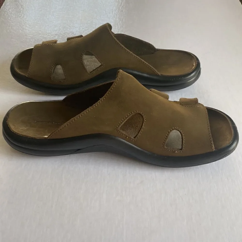 HAMMACHER SCHLEMMER Women’s Leather Sandals Size 45 NWOT